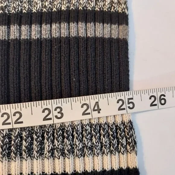 St John's Bay Womens Small Open Front Striped Waterfall Cardigan Sweater Cotton - Picture 12 of 12